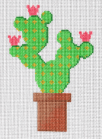 Stitch Rock Designs - Bunny Eared Cactus Ornament